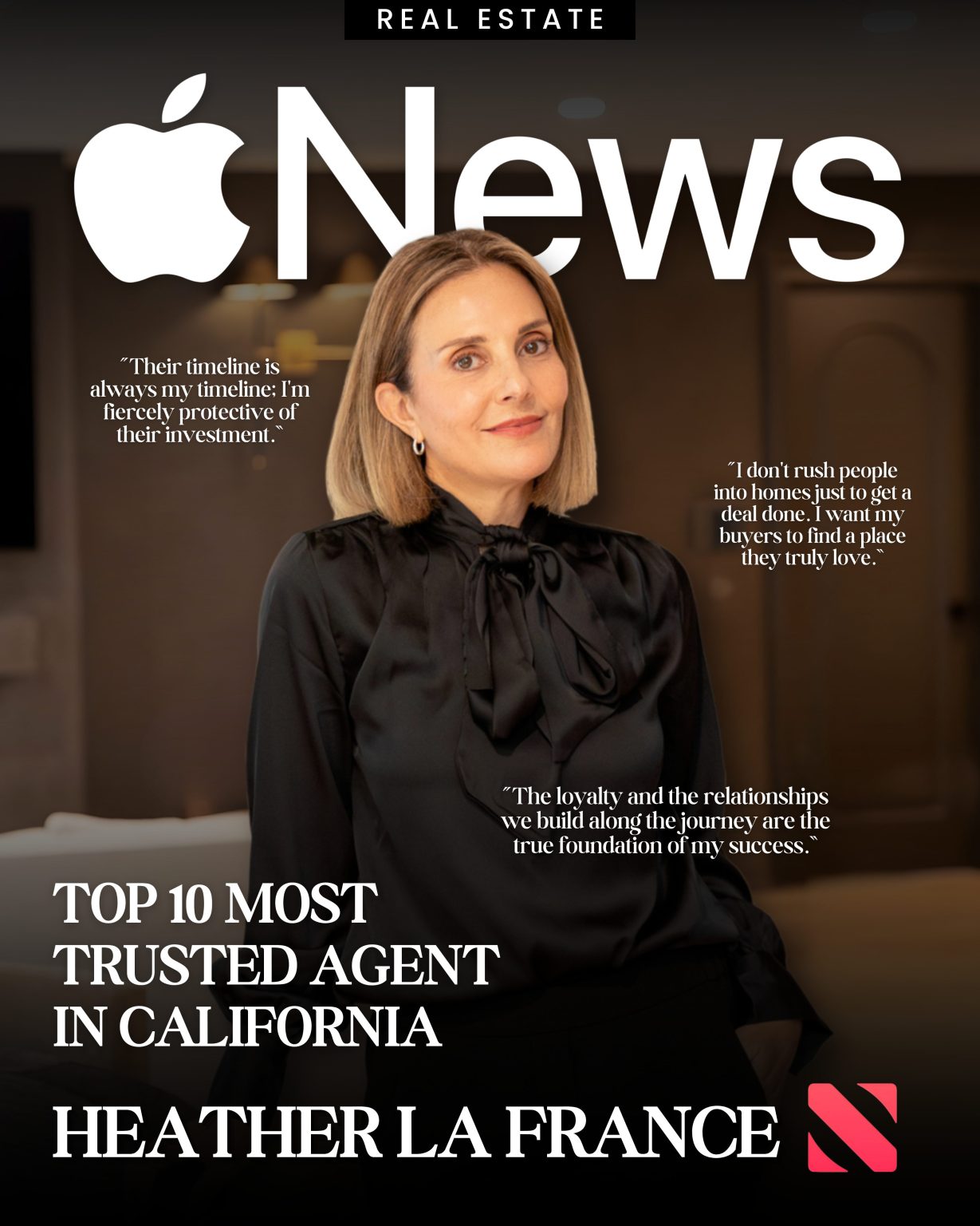 Heather La France featured in Apple News